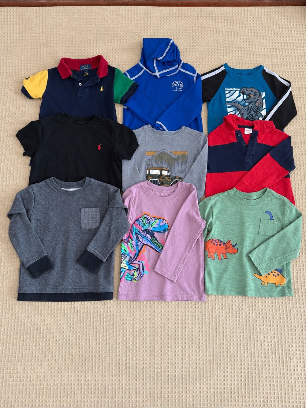 Boys 3T Polo Gymboree Cat & Jack Shirt
Bundle - 9 Pieces